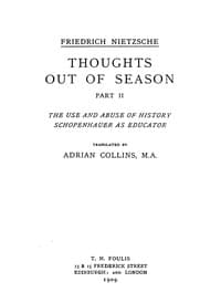 Thoughts Out of Season, Part II book cover
