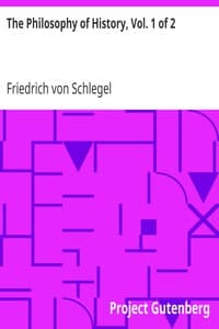 The Philosophy of History, Vol. 1 of 2