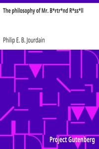 The philosophy of Mr. B*rtr*nd R*ss*ll book cover