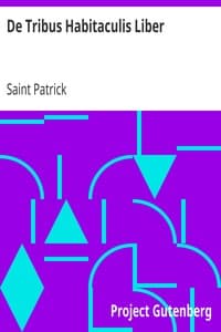 De Tribus Habitaculis Liber book cover
