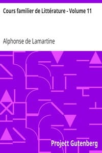 Cours familier de Littérature - Volume 11