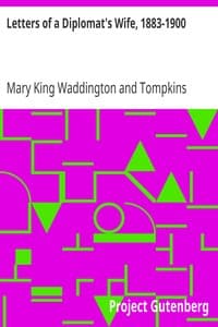 Letters of a Diplomat's Wife, 1883-1900 book cover