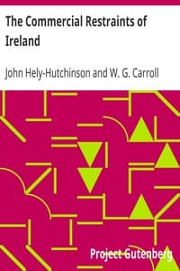 The Commercial Restraints of Ireland book cover