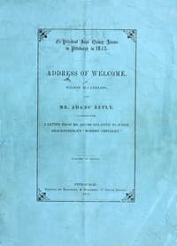 Ex-President John Quincy Adams in Pittsburgh in 1843
Address of Welcome, by Wilson McCandless, and Mr. Adams' Reply; together with a letter from Mr. Adams Relative to Judge Brackenridge's "Modern Chivalry." book cover