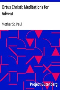 Ortus Christi: Meditations for Advent book cover