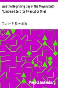 Was the Beginning Day of the Maya Month Numbered Zero (or Twenty) or One? book cover