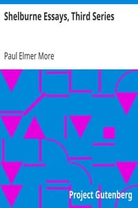 Shelburne Essays, Third Series