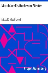 Macchiavellis Buch vom Fürsten book cover