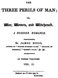 The Three Perils of Man; or, War, Women, and Witchcraft, Vol. 2 (of 3) book cover