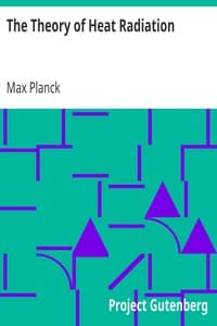 The Theory of Heat Radiation book cover