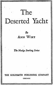 The Deserted Yacht
Madge Sterling Series, #2