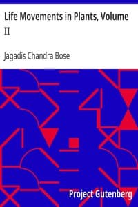 Life Movements in Plants, Volume II book cover