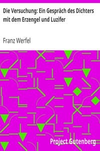 Die Versuchung: Ein Gespräch des Dichters mit dem Erzengel und Luzifer book cover