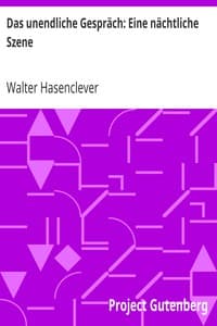 Das unendliche Gespräch: Eine nächtliche Szene
