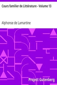 Cours familier de Littérature - Volume 13