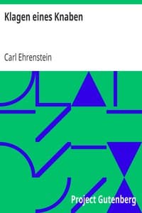 Klagen eines Knaben book cover