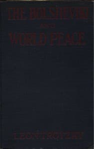 The Bolsheviki and World Peace book cover