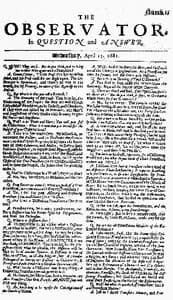 Selections from the Observator (1681-1687) book cover