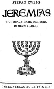 Jeremias: Eine dramatische Dichtung in neun Bildern