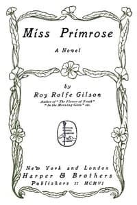 Miss Primrose: A Novel