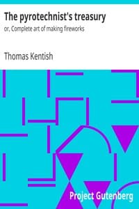 The pyrotechnist's treasury book cover