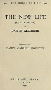 The New Life (La Vita Nuova) book cover