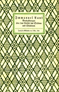 Beobachtungen über das Gefühl des Schönen und Erhabenen book cover