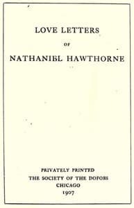 Love Letters of Nathaniel Hawthorne, Volume 2 (of 2) book cover