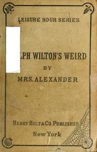 Ralph Wilton's weird book cover