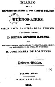 Diario de la expedicion de 1822 a los campos del sud de Buenos Aires
Desde Moron hasta la Sierra de la Ventana
