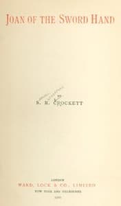 Joan of the Sword Hand book cover