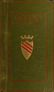 Byron: The Last Phase book cover