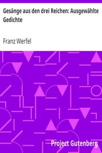 Gesänge aus den drei Reichen: Ausgewählte Gedichte book cover