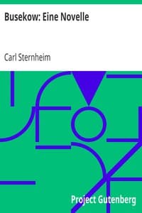 Busekow: Eine Novelle book cover
