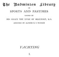 Yachting, Vol. 1 book cover