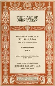 The Diary of John Evelyn (Volume 2 of 2)