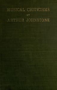 Musical Criticisms book cover