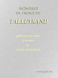 Mémoires du prince de Talleyrand, Volume 5