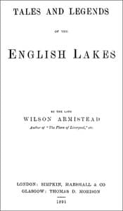 Tales and Legends of the English Lakes book cover