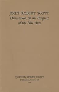Dissertation on the Progress of the Fine Arts book cover