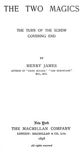 The Two Magics: The Turn of the Screw, Covering End book cover