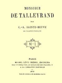 Monsieur de Talleyrand