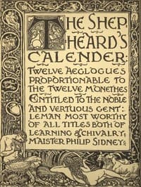 The Shepheard's Calender: Twelve Aeglogues Proportionable to the Twelve Monethes book cover