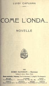 Come l'onda... Novelle