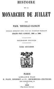 Histoire de la Monarchie de Juillet (Volume 2 / 7)
