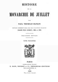 Histoire de la Monarchie de Juillet (Volume 3 / 7)