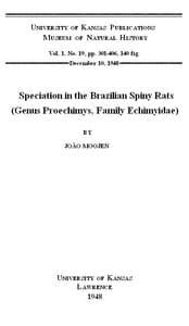 Speciation in the Brazilian Spiny Rats