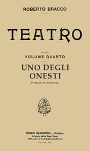 Uno degli onesti: Commedia in un atto book cover