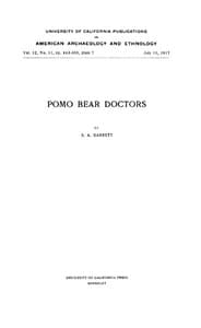 Pomo Bear Doctors book cover