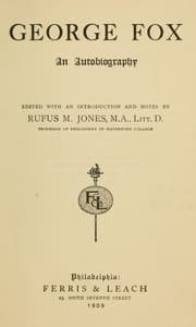 George Fox: An Autobiography